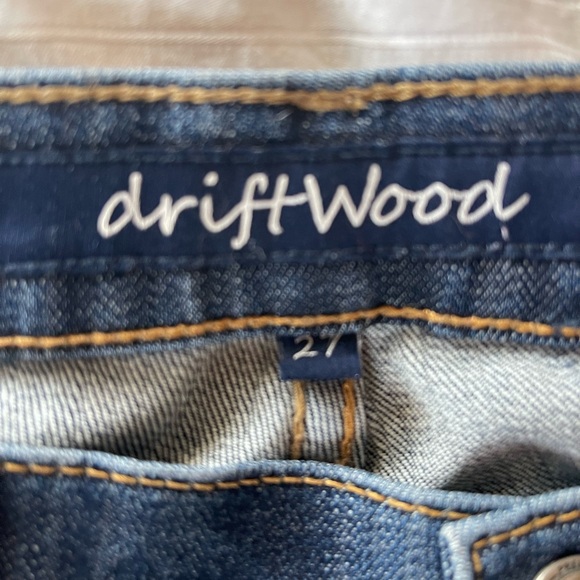 Driftwood embroidered jeans size 27 - Picture 4 of 10
